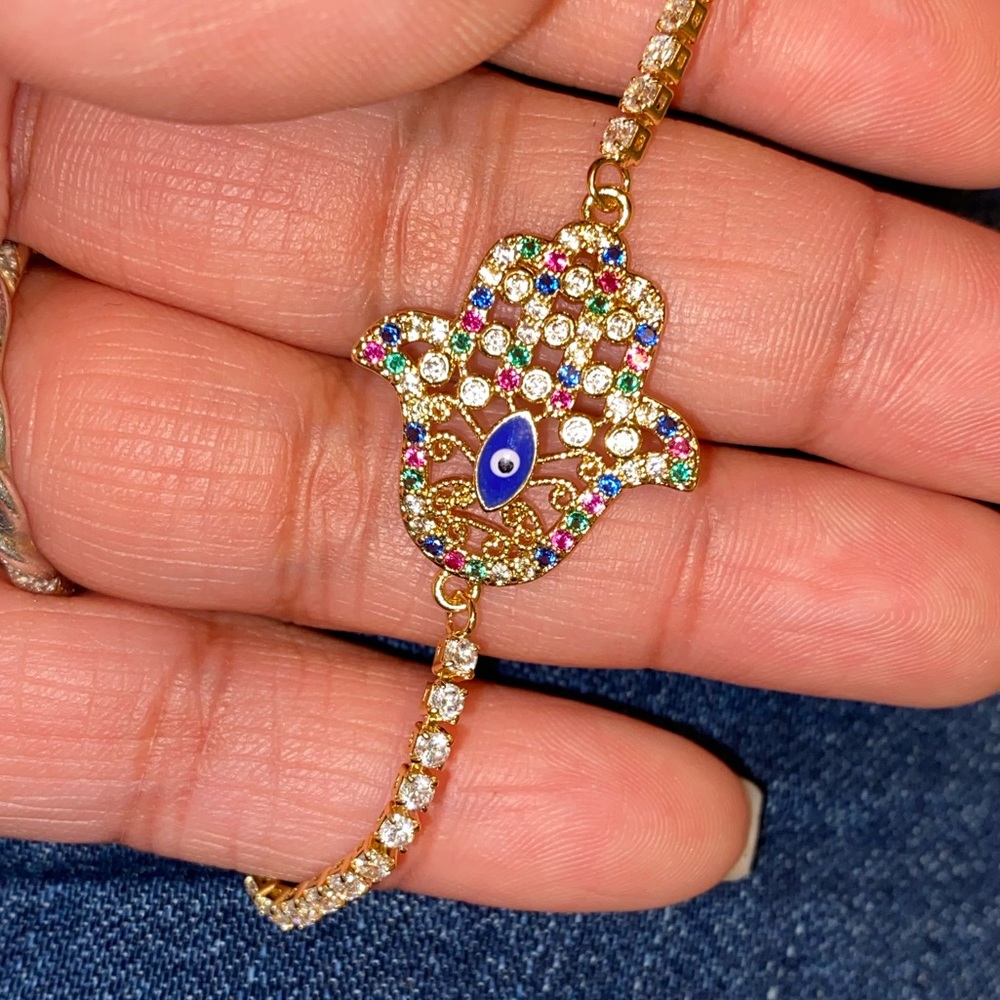 Evil eye bracelet